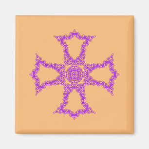Christliches rotes Kreuz Magnet