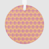 Christliches rotes Kreuz Ornament (Rückseite)