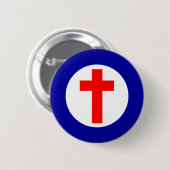 Christliches Roundel Button (Vorne & Hinten)