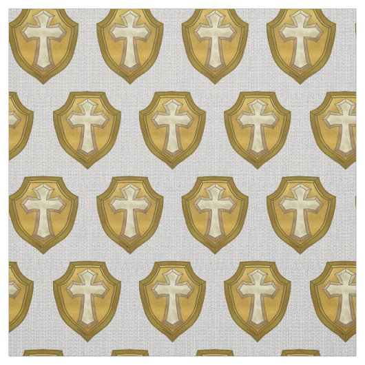 Christliches Schildkreuz Stoff (Muster)