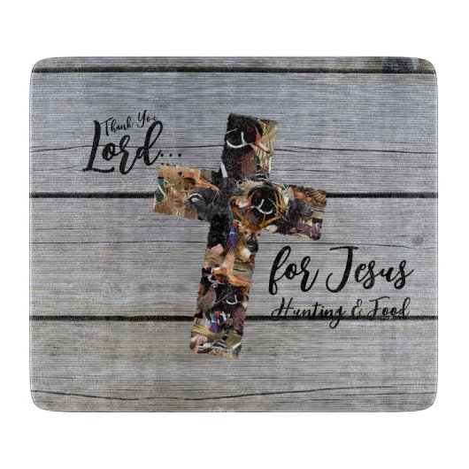 Christliches Schneidebrett, Wildkreuz Schneidebrett (Vorderseite)