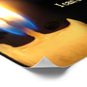Christliches Schriften-Poster Poster (Ecke)