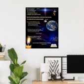 Christliches Schriften-Poster Poster (Heimbüro)