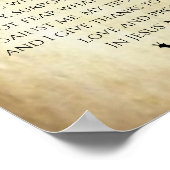 Christliches Schutzgebet Poster (Ecke)