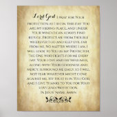 Christliches Schutzgebet Poster (Vorne)