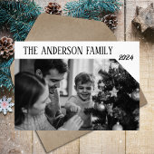 Christliches Schwarz-Weiß-Foto Weihnachten