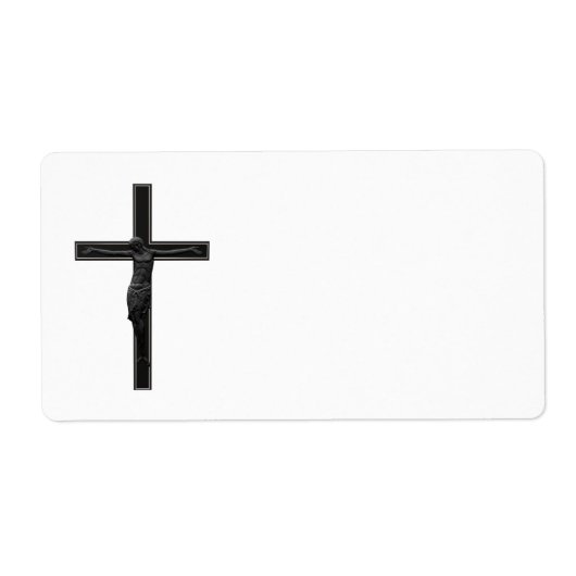 Christliches Schwarzes Kreuz (Vorne)