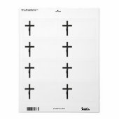 Christliches Schwarzes Kreuz (Vorne)