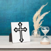 Christliches Schwarzes Kreuz Fotoplatte (InSitu)