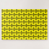 Christliches Schwarzes Kreuz Puzzle (Horizontal)