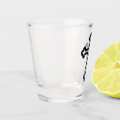 Christliches Schwarzes Kreuz Schnapsglas (Links)