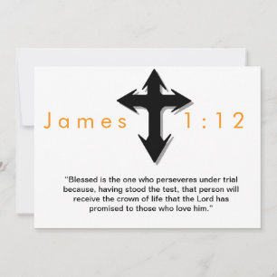 Christliches Schwarzes Mousepad Einladung