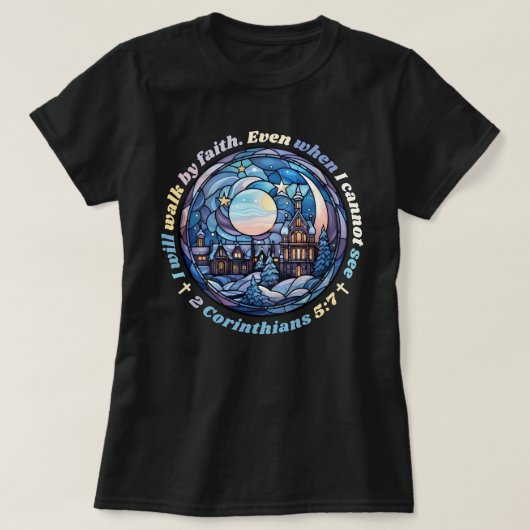 Christliches Shirt, werde ich durch den Vers der G T-Shirt (Design vorne)