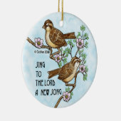 Christliches Singen Keramik Ornament (Rechts)