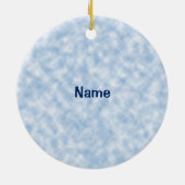 Christliches Singen Keramik Ornament (Hinten)