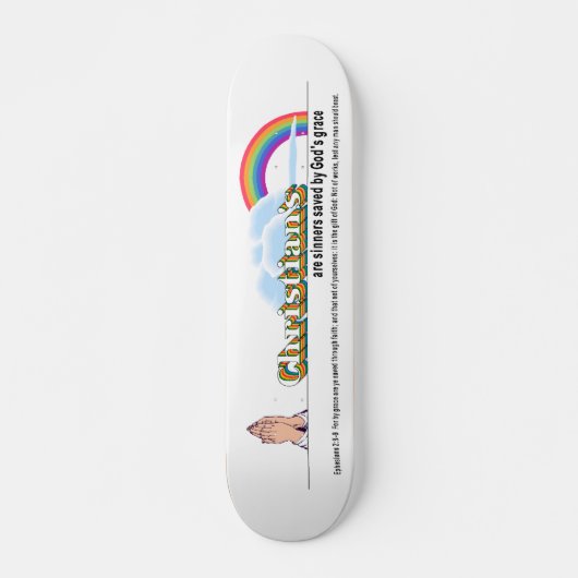Christliches Skateboard (Vorne)