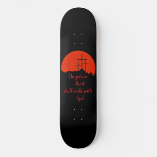 Christliches Skateboard Pure at Heart Skateboard D