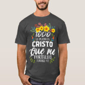 Christliches Spanisches Geschenk Frauen Religionsb T-Shirt (Vorderseite)