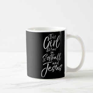 Christliches Sportgeschenk Dieses Mädchen Läuft Au Kaffeetasse