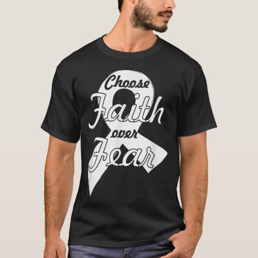 Christliches Sprichwort des Lungenkrebs T-Shirt (Vorderseite)