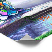 Christliches Sprichwort-Poster Poster (Ecke)