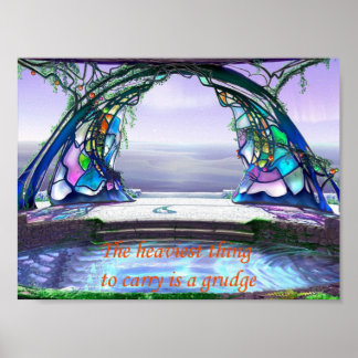 Christliches Sprichwort-Poster Poster