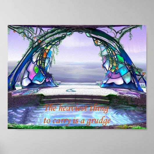 Christliches Sprichwort-Poster Poster (Vorne)