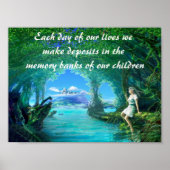 Christliches Sprichwort-Poster Poster (Vorne)