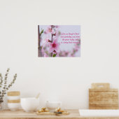 Christliches Sprichwort-Poster Poster (Küche)