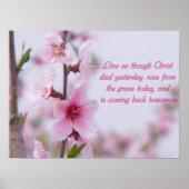 Christliches Sprichwort-Poster Poster (Vorne)