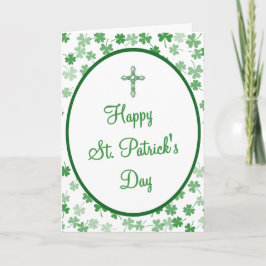 Christliches St. Patrick’s Day Bibelvers-Segen Feiertagskarte