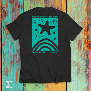 Christliches Sternfisch-Design, wenn du durch Tief T-Shirt