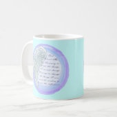 Christliches Stille Gebet Wing Kaffeetasse (Vorderseite Links)