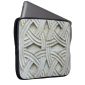 Christliches Stone Carving Altes Muster Laptopschutzhülle (Vorne Rechts)
