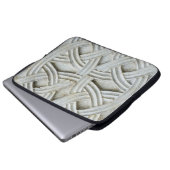 Christliches Stone Carving Altes Muster Laptopschutzhülle (Vorne Knopf)