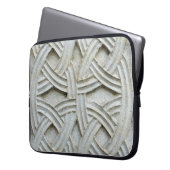 Christliches Stone Carving Altes Muster Laptopschutzhülle (Vorderseite Links)