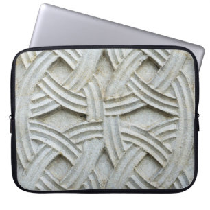 Christliches Stone Carving Altes Muster Laptopschutzhülle