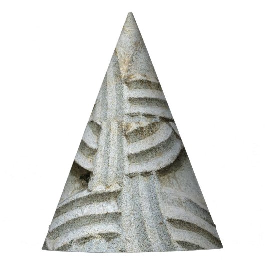 Christliches Stone Carving Altes Muster Partyhütchen (Vorderseite)