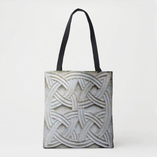 Christliches Stone Carving Altes Muster Tasche (Vorderseite)