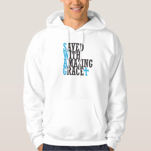 Christliches SWAG Cross Hooded Sweatshirt Cool ein