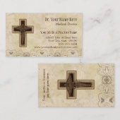 Christliches Symbol Arzt-Arzt-Praxis Visitenkarte (Vorne/Hinten)
