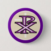 Christliches Symbol Button (Vorderseite)