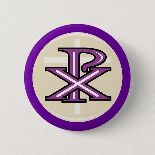 Christliches Symbol Button (Vorderseite)