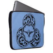 Christliches Symbol der Heiligen Geisttaube Laptopschutzhülle (Vorne Rechts)