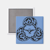 Christliches Symbol der Heiligen Geisttaube Magnet (Vorderseite/Rückseite)