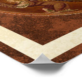 Christliches Symbol des Sprechers Jesu Christi Poster (Ecke)