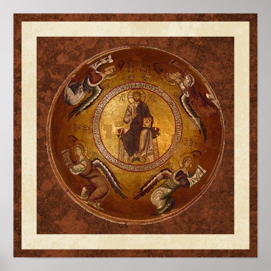 Christliches Symbol des Sprechers Jesu Christi Poster (Vorne)