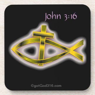 Christliches Symbol gotGod316.com Untersetzer