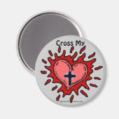 Christliches Symbol überspringen Magnet (Vorderseite/Rückseite)