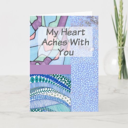 Christliches Sympathiekartendesign Karte (Vorderseite)